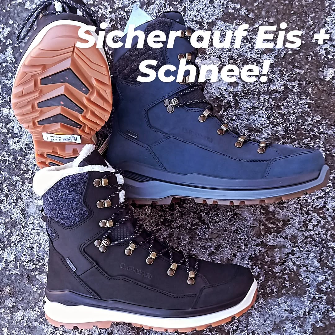 Premium Winterstiefel von Lowa mit supergriffiger Eissohle, wasserdicht und warm 269.90. Überragend bewertet vom Magazin Outdoor!
#ruppanerschuheundmode #lowa #outdoor #rutschsicher #oberallgäu