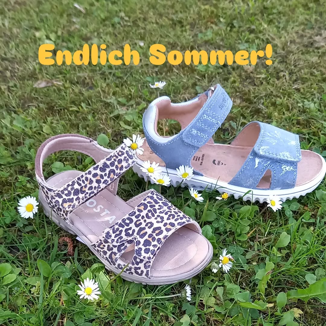 Freche Mädchensandalen, echt Leder, 2fach verstellbar von Ricosta + Superfit ab 59.90
#ruppanerschuheundmode #ricosta #Superfit #oberallgäu #klettverschluss