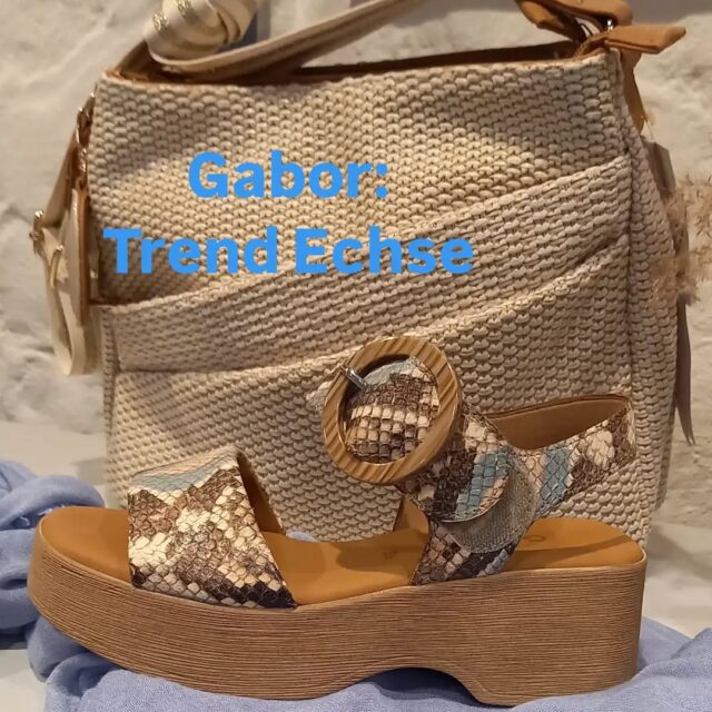 Coole Plateau Sandalette aus echt Leder 119.90, Rieker Tasche 49.90
#ruppanerschuheundmode #gabor #oberallgäu #sommer