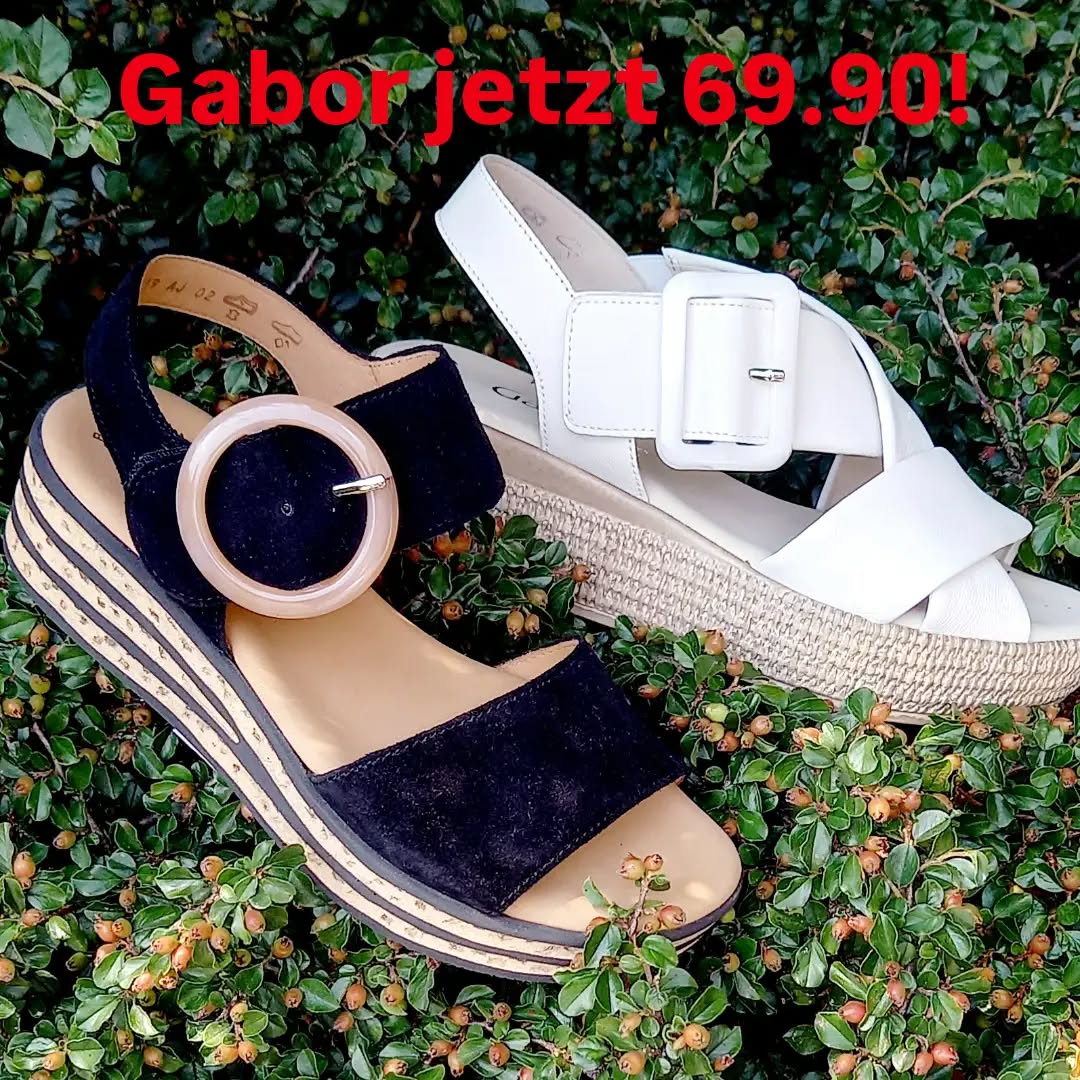 Viele Sommerartikel reduziert!
#ruppanerschuheundmode #gabor #reduziert