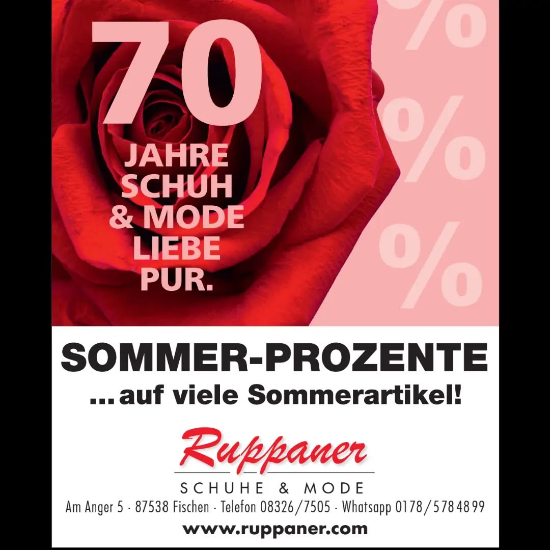 #ruppanerschuheundmode #oberallgäu #reduziert #sommer