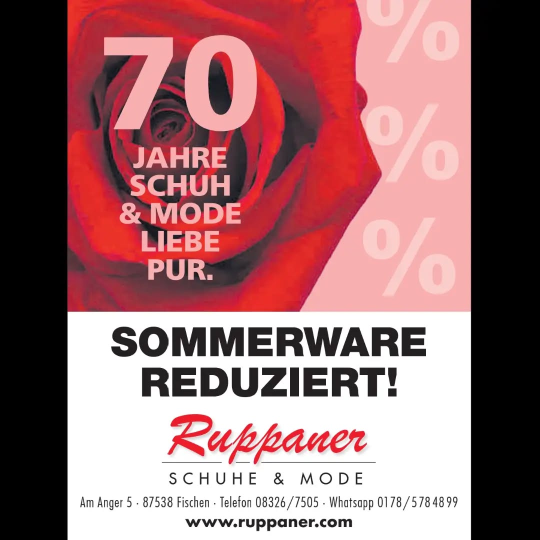 #ruppanerschuheundmode #hörnerdörfer #oberallgäu #reduziert