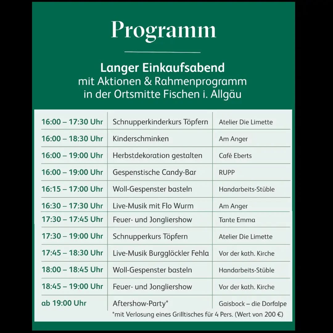 Ganz schön was los im Dorf, stimmungsvoll geschmückt und beleuchtet!
#ruppanerschuheundmode #fischenimallgäu #hörnerdörfer #oberallgäu #abendzauber